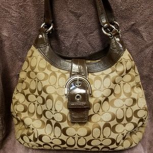 Brown/ Tan Coach purse